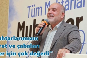 Başkan Sandıkçı Muhtarlarla Buluştu Muhtarlar Günü'nü Tebrik Etti